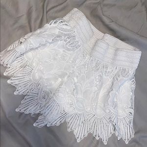 Lace shorts
